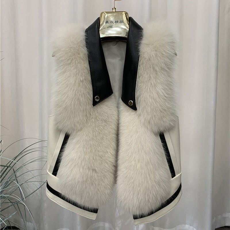 Fashion Slimming Slim Women Fur Vest - Image 2