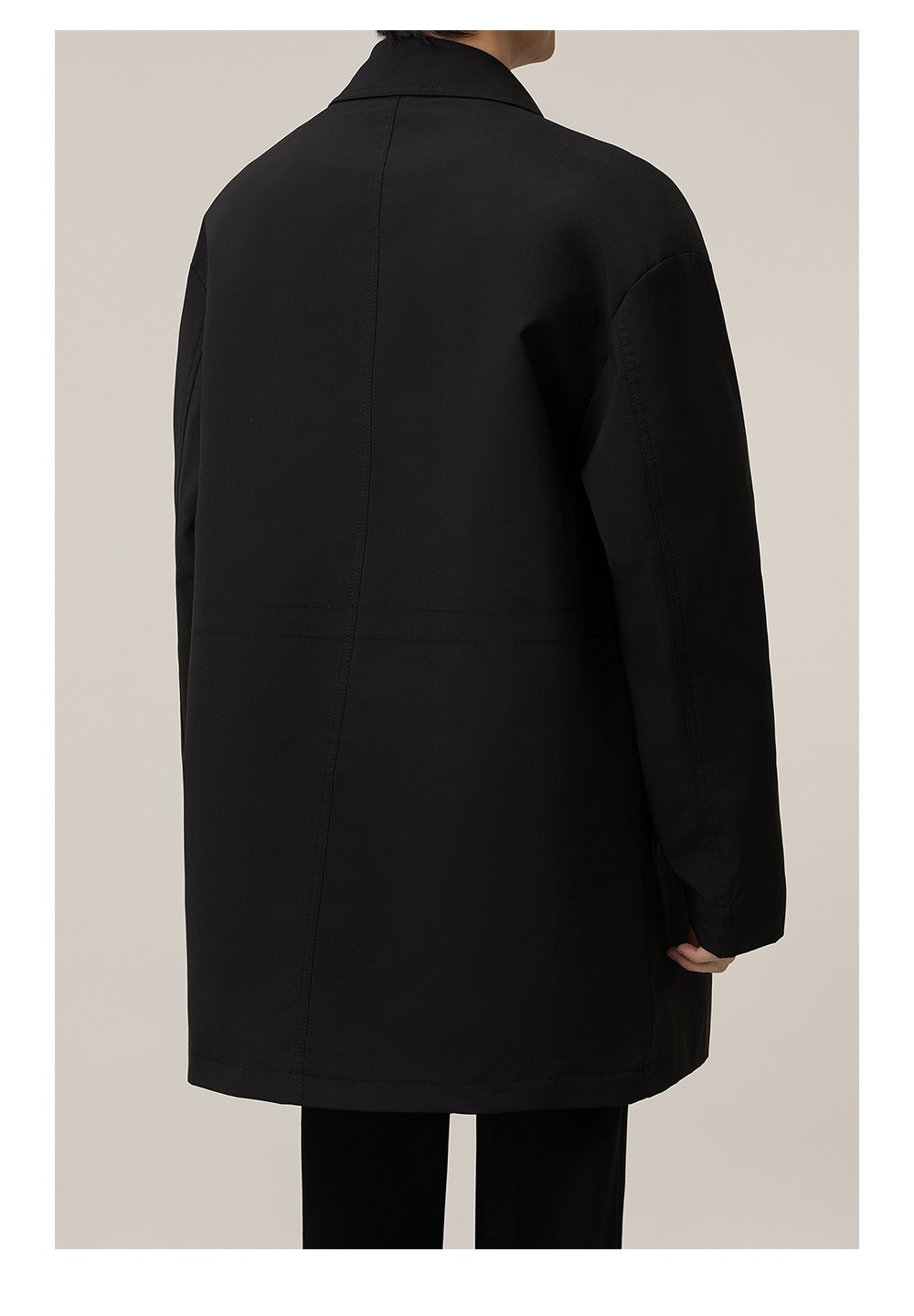 Casual Loose Jacket Mid-length Men's Duster - Image 6