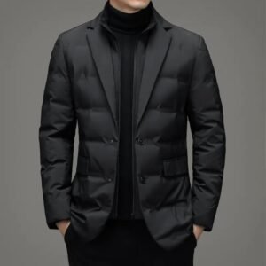 Fake Two-piece Suit Down Jacket Business Men