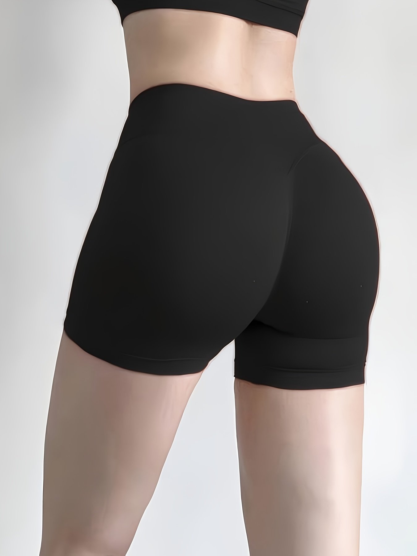 High-Waisted Yoga Shorts - Quick-Dry & Squat-Proof - Image 9