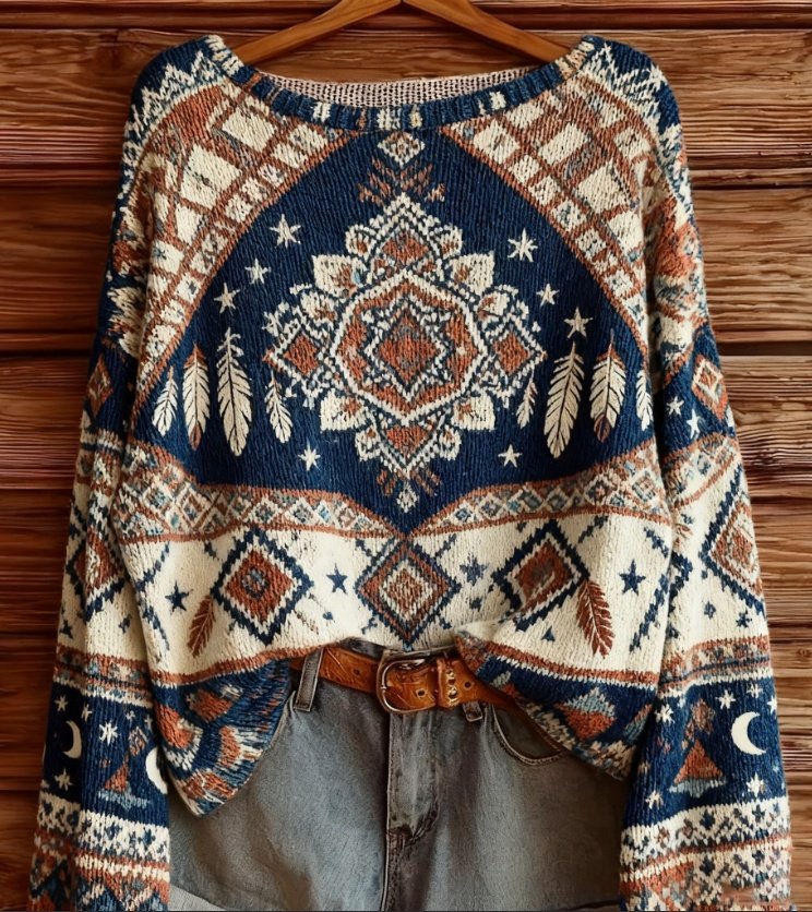 Lady Retro Style Long Sleeve - Image 2