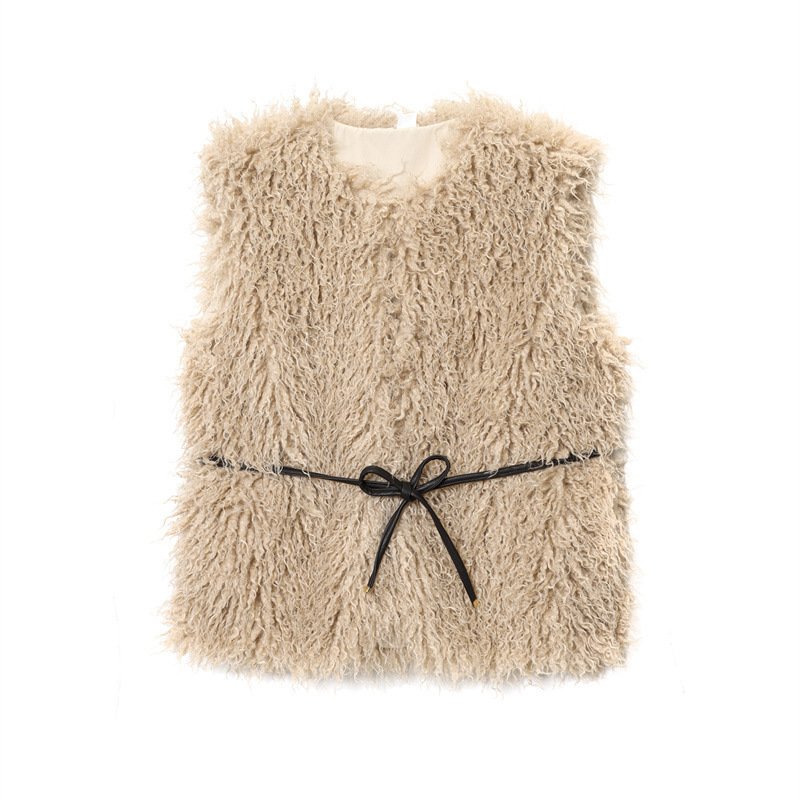 Temperament Women's Affordable Luxury Furry Vest - Image 5