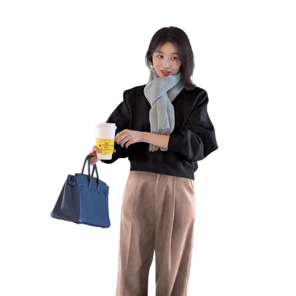 New Round Neck Short Retro Women's Top - Image 5