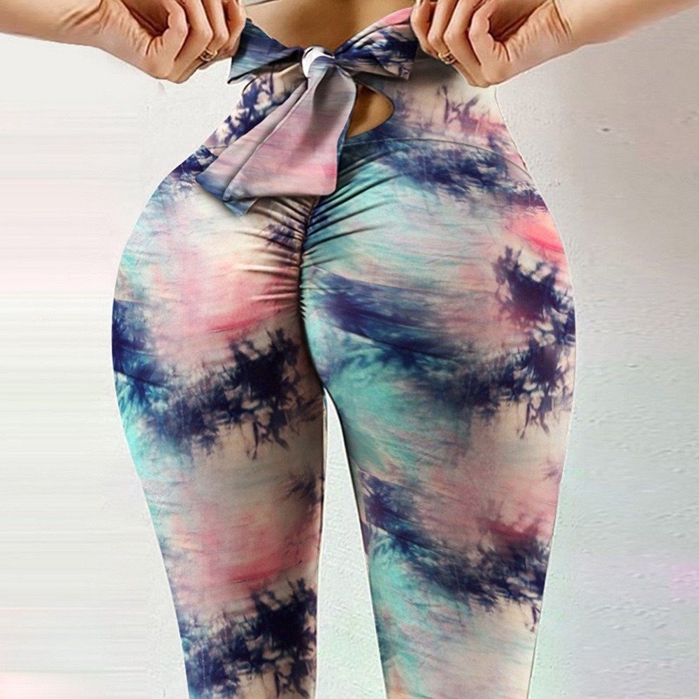 Peach Hip Hip Lifting Sport Fitness Yoga Leggings - Image 7
