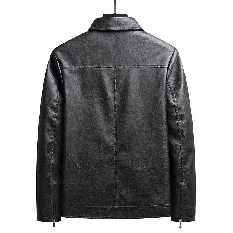 Men's Thin Leather Jacket - Image 5