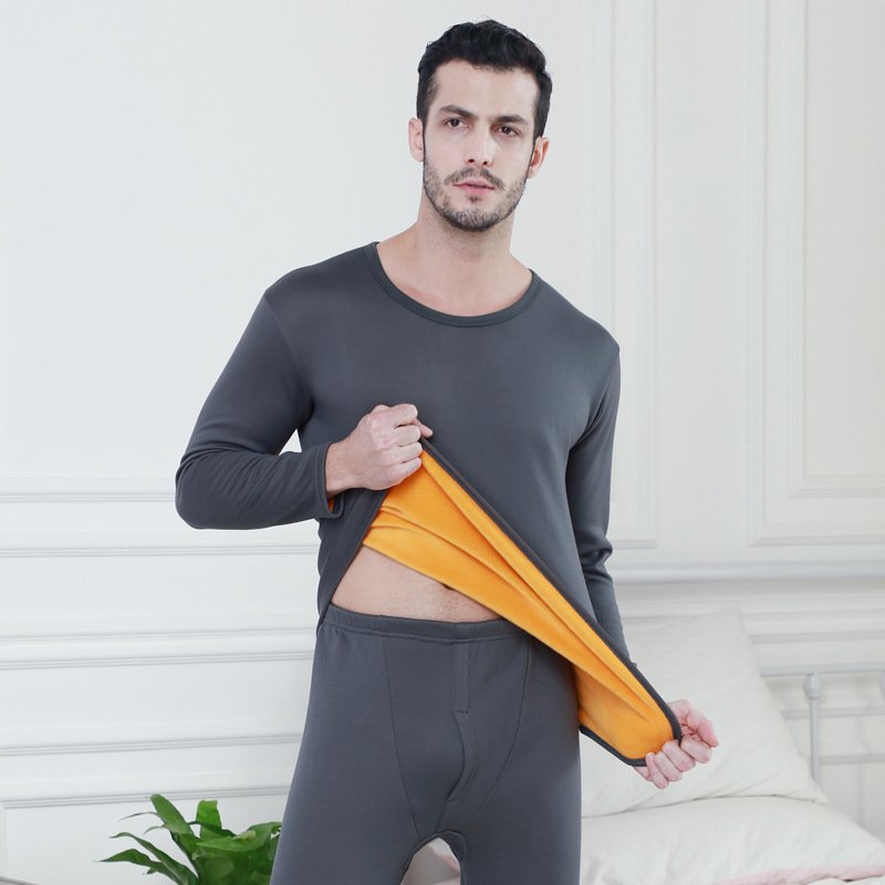 Plush Thermal Underwear Set Winter Keep Werm - Image 7