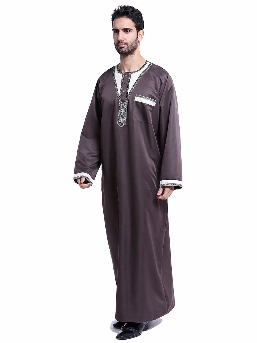 Muslim Arab Middle Eastern Men's Robe - Image 4