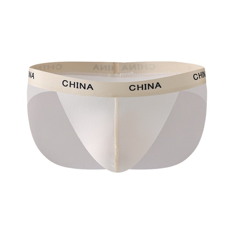 Triangle Underwear Men's Ice Silk Light Transparent Men's Nude Feel Low Waist - Image 6