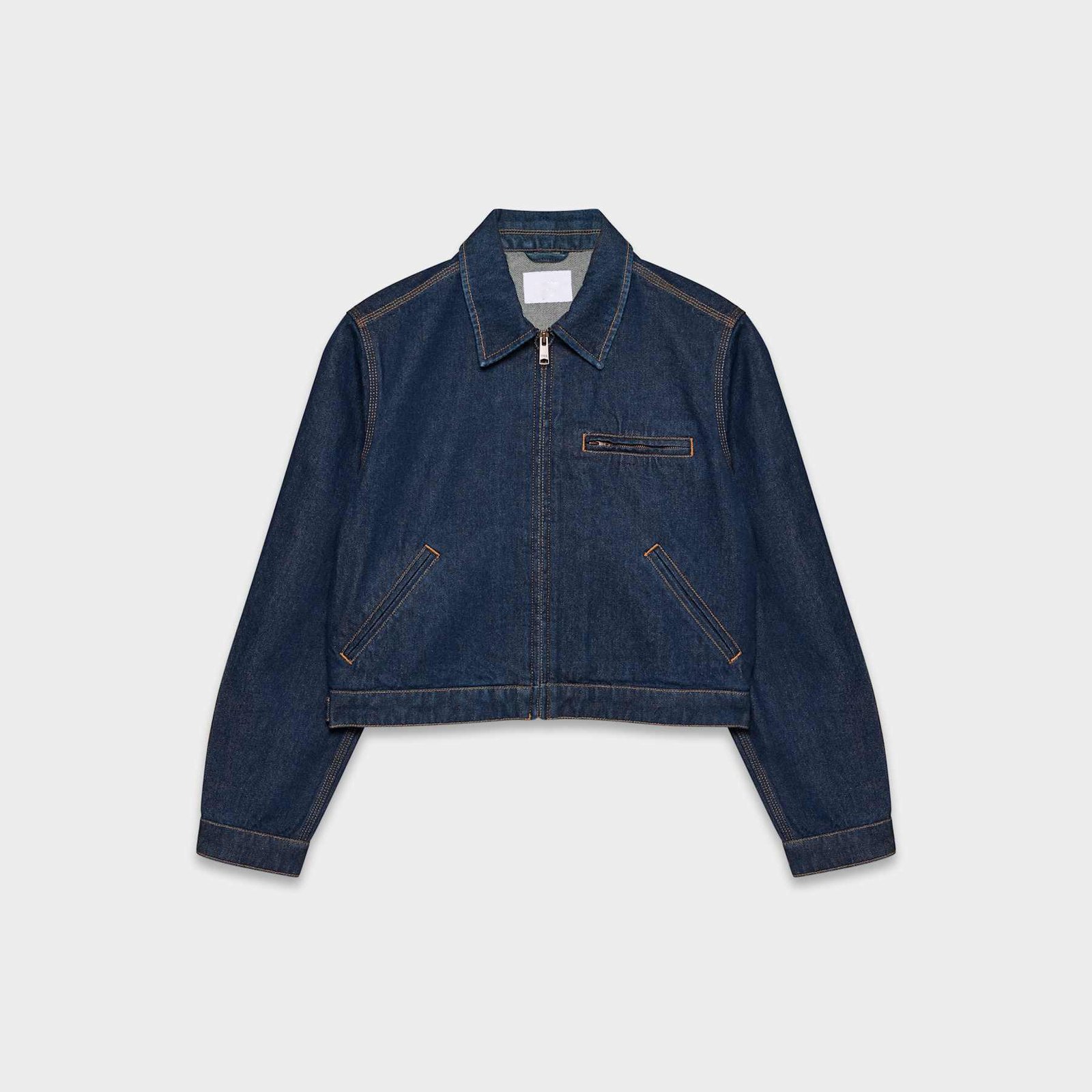 American Vintage Overalls Jacket Fall Winter Coat Top Short - Image 4