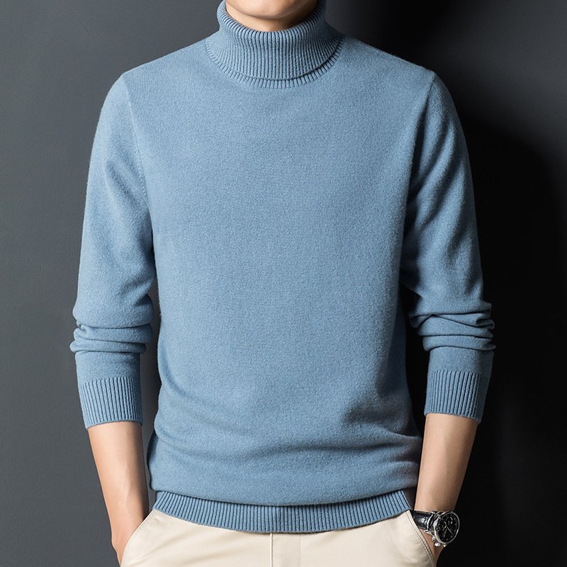Cashmere Sweater Pullover Thick Sweater For Men - Image 9