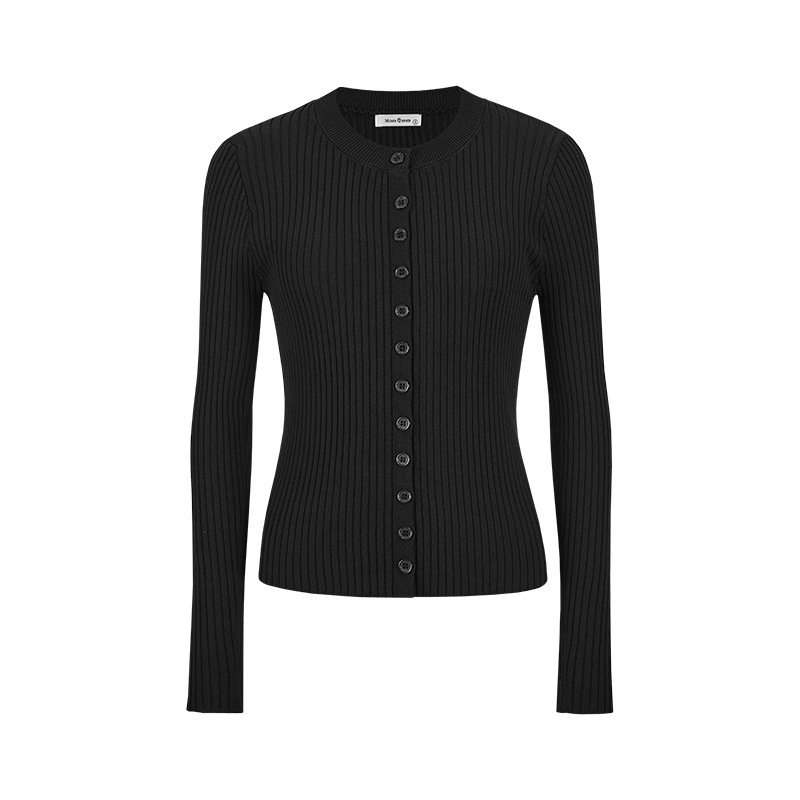 Casual Women's Single-breasted Knitted Cardigan Jacket Inner Vest - Image 8
