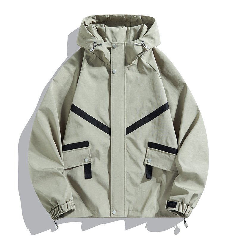 Hooded Jacket Waterproof Fashionable Jacket Outdoor Leisure Couple's Tops - Image 7