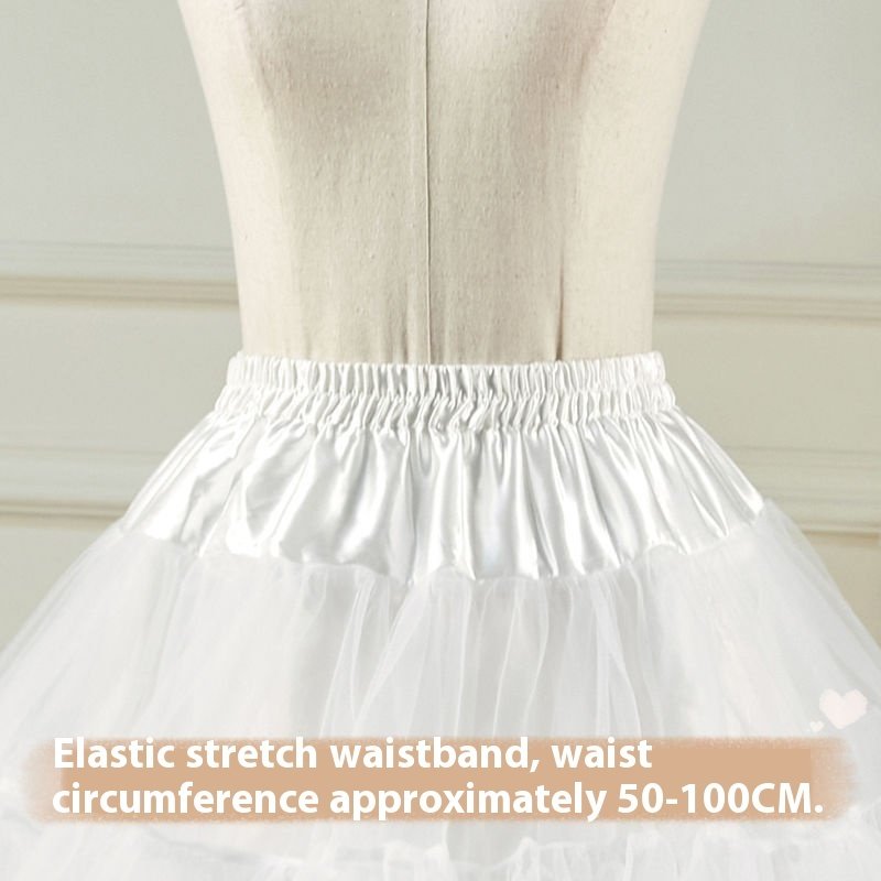 Crinoline Boneless Soft Veil Lolita Princess Pettiskirt Cotton Candy Clouds Crinoline - Image 5