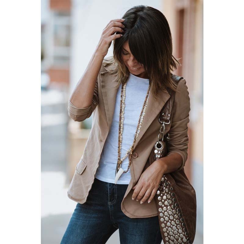 Lapel One Button Fashion Small Suit Ladies - Image 4