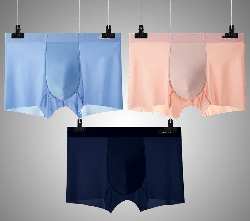 Men's Ice Silk Traceless Quadrangle Pants Underpants - Image 6