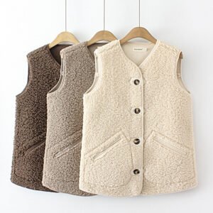 Lambswool Vest Plus Size Women's Clothing Composite Suede Nap