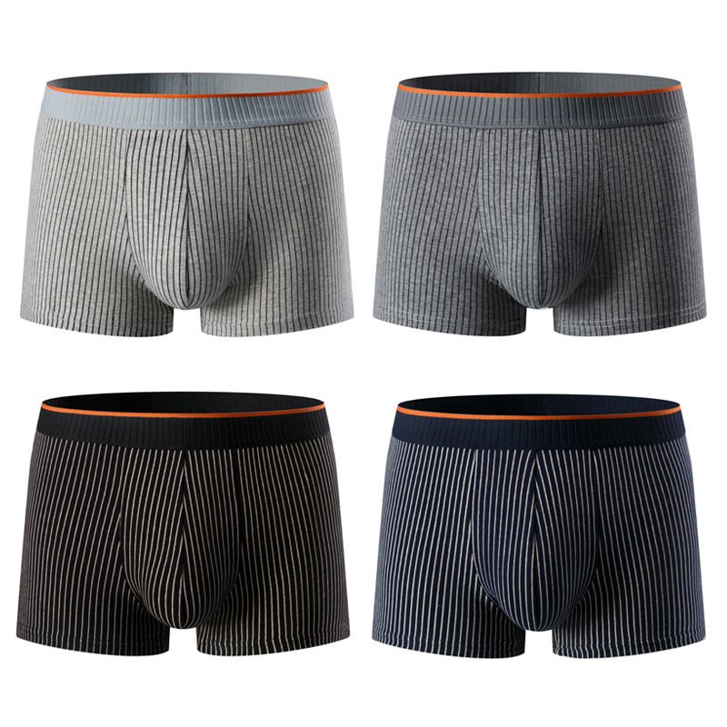 Men's Underwear Pure Cotton Boxer Brief Close-fitting Shorts - Image 5