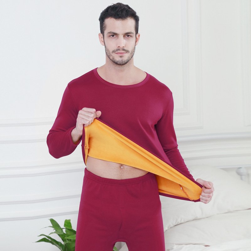 Plush Thermal Underwear Set Winter Keep Werm - Image 10