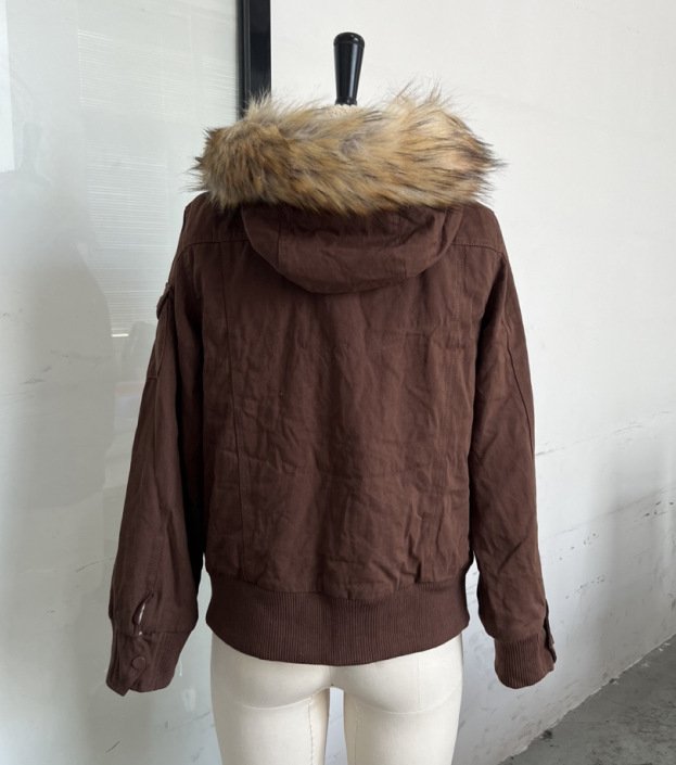 American Retro Hooded Jacket Short Coat - Image 5