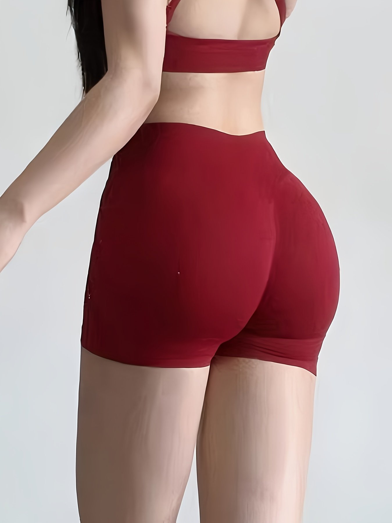 High-Waisted Yoga Shorts - Quick-Dry & Squat-Proof - Image 3