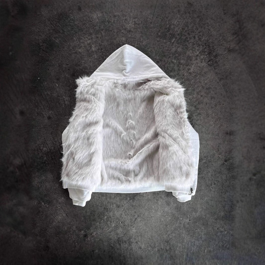 Positive And Negative Wearable Fashion Hooded Cardigan Simple Street Warm And Simple - Image 2