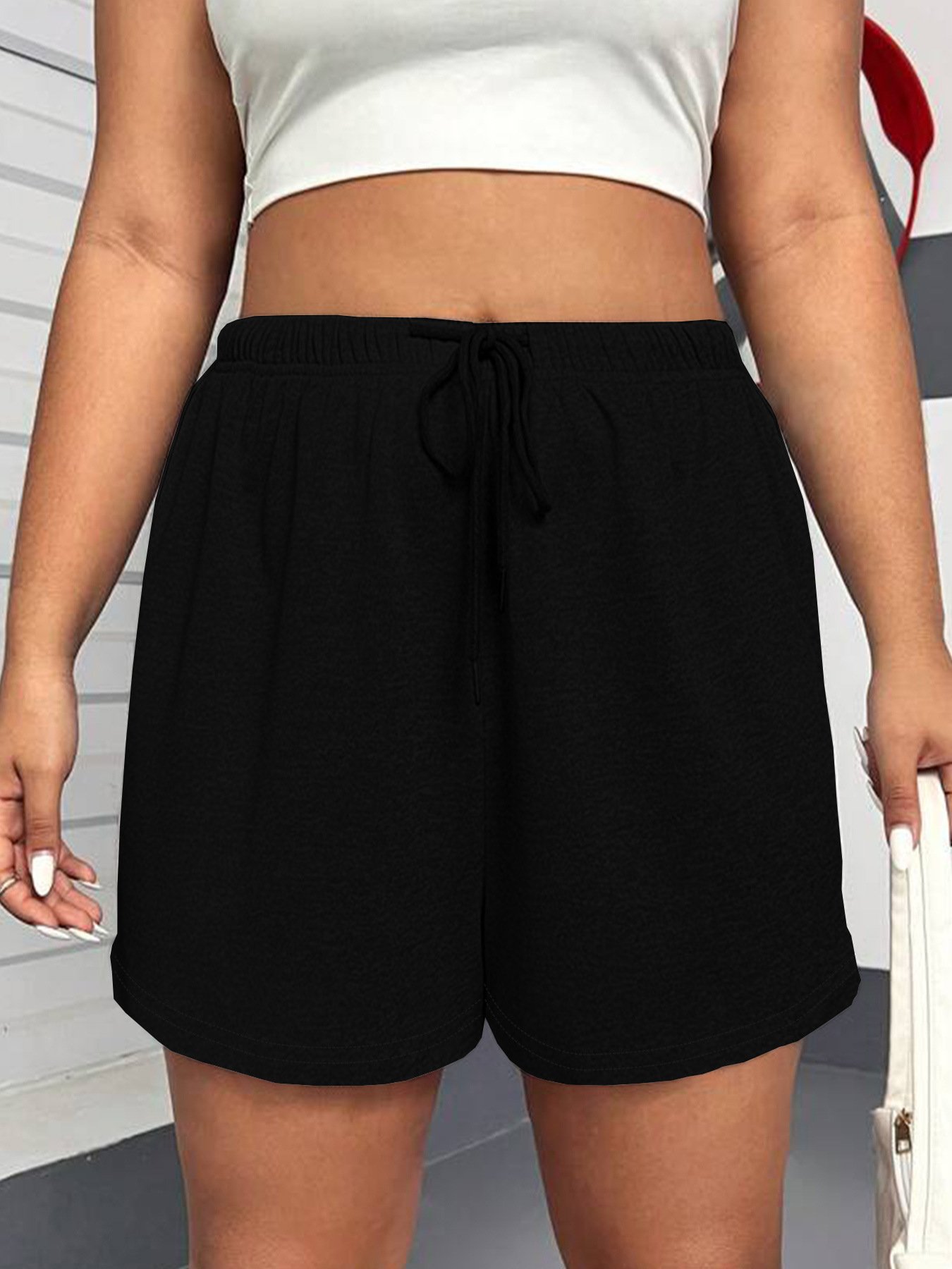 Fashion Drawstring Yoga Outdoor Exercise Shorts Women - Image 7