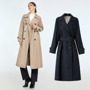 Trench Autumn And Winter Women's Mid-length High-grade Sense Petite Coats