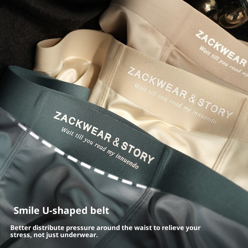 Satin Light Luxury Men's Ice Silk Underwear - Image 3