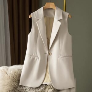 Women's Spring And Autumn Design Sense Vest Coat