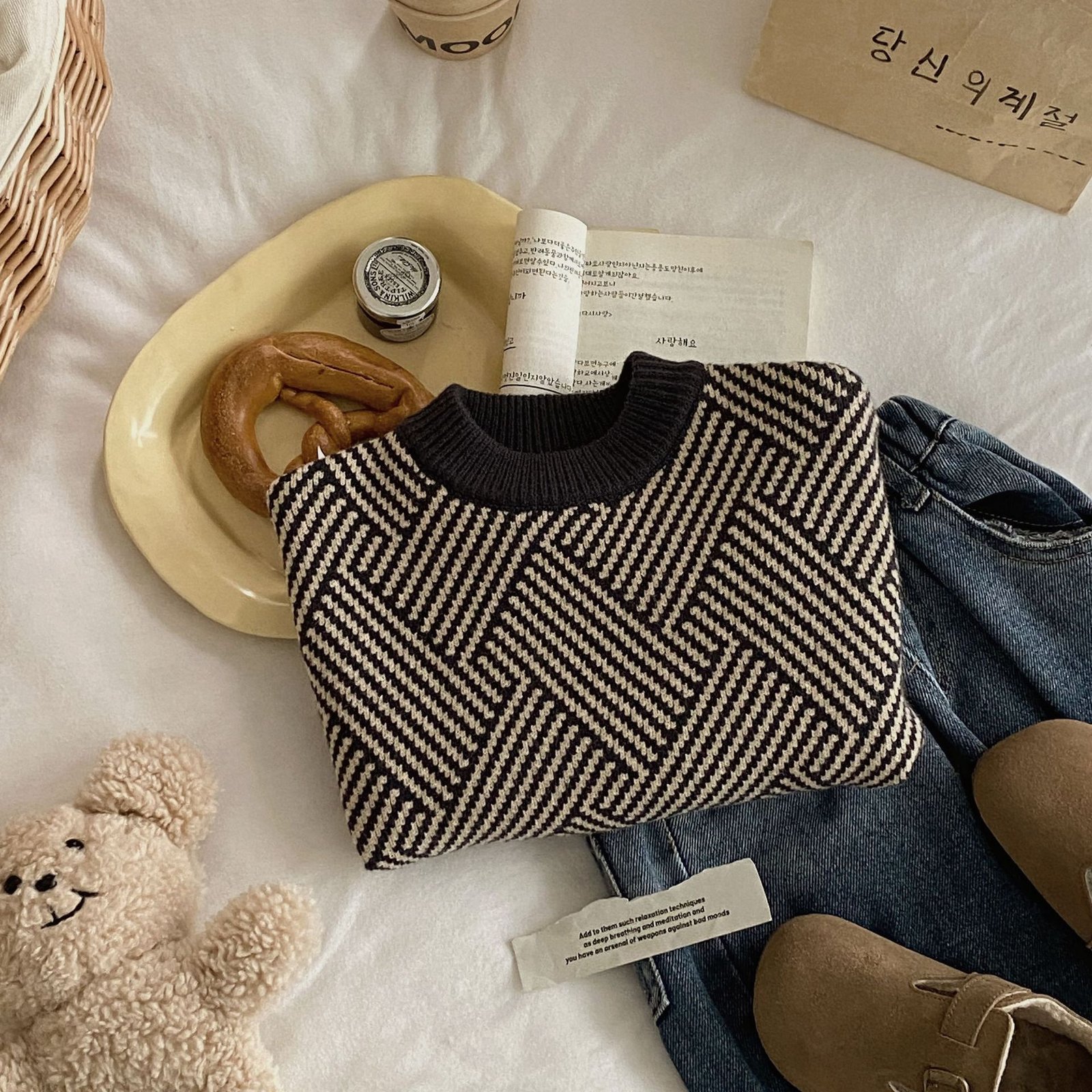 Autumn And Winter New Korean Style Thick Pullover Sweater - Image 6