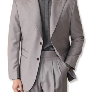 Casual Peaked Lapel Blazer