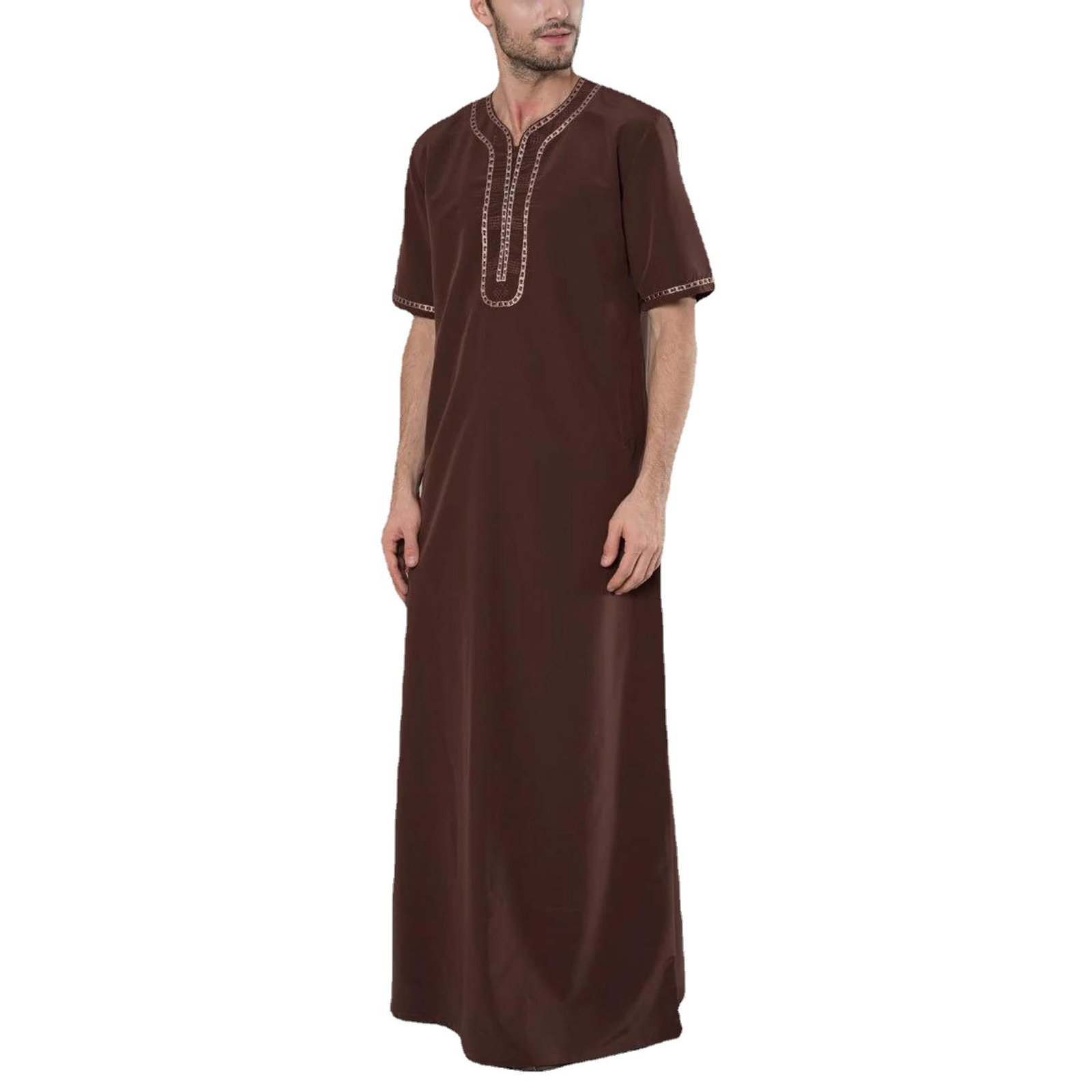 New Loose Men's Casual Muslim Robe - Image 5