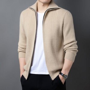 Spring And Autumn New Casual Men's Outerwear Sweater