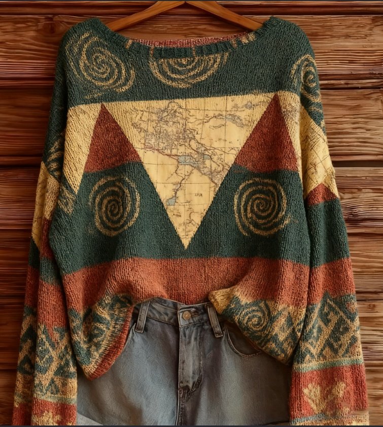 Lady Retro Style Long Sleeve - Image 3