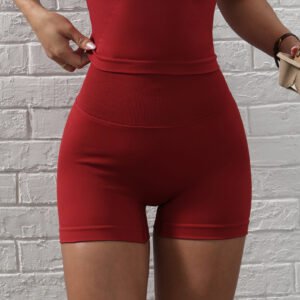 Fashion Fitness Shorts High Elastic Tight Yoga Pants