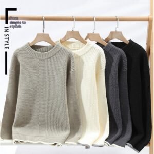 Knitwear Autumn And Winter Round Neck Casual Trend Men's Sweater