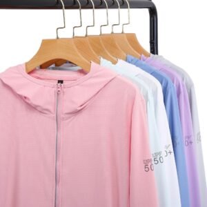 Women's Long-sleeved Summer Breathable Lightweight Coat Ice Silk Outdoor Clothing