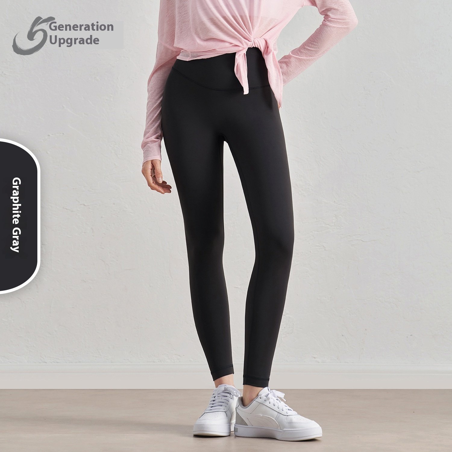 High Waist Hip Lift Anti-curling Tight Sports Pants - Image 5
