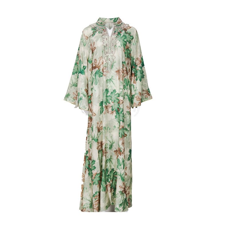Summer Gown Dress Printed Dress - Image 6