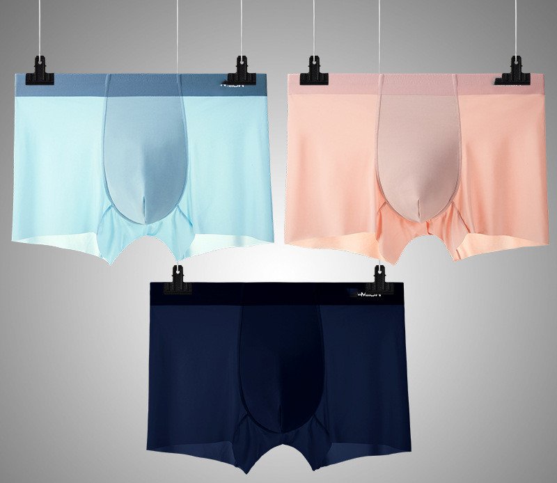 Men's Ice Silk Traceless Quadrangle Pants Underpants - Image 10