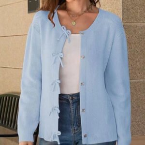 Fashionable And Comfortable Woolen Cardigan Long Sleeve