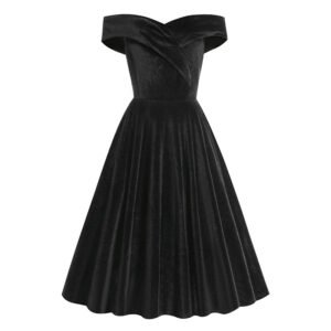 Women's Retro Big Swing Waist Dress