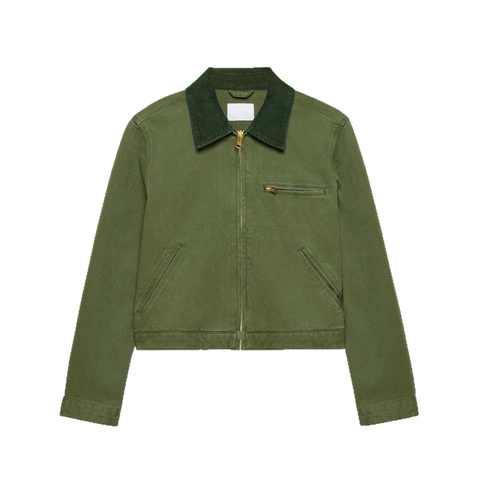 American Vintage Overalls Jacket Fall Winter Coat Top Short - Image 5