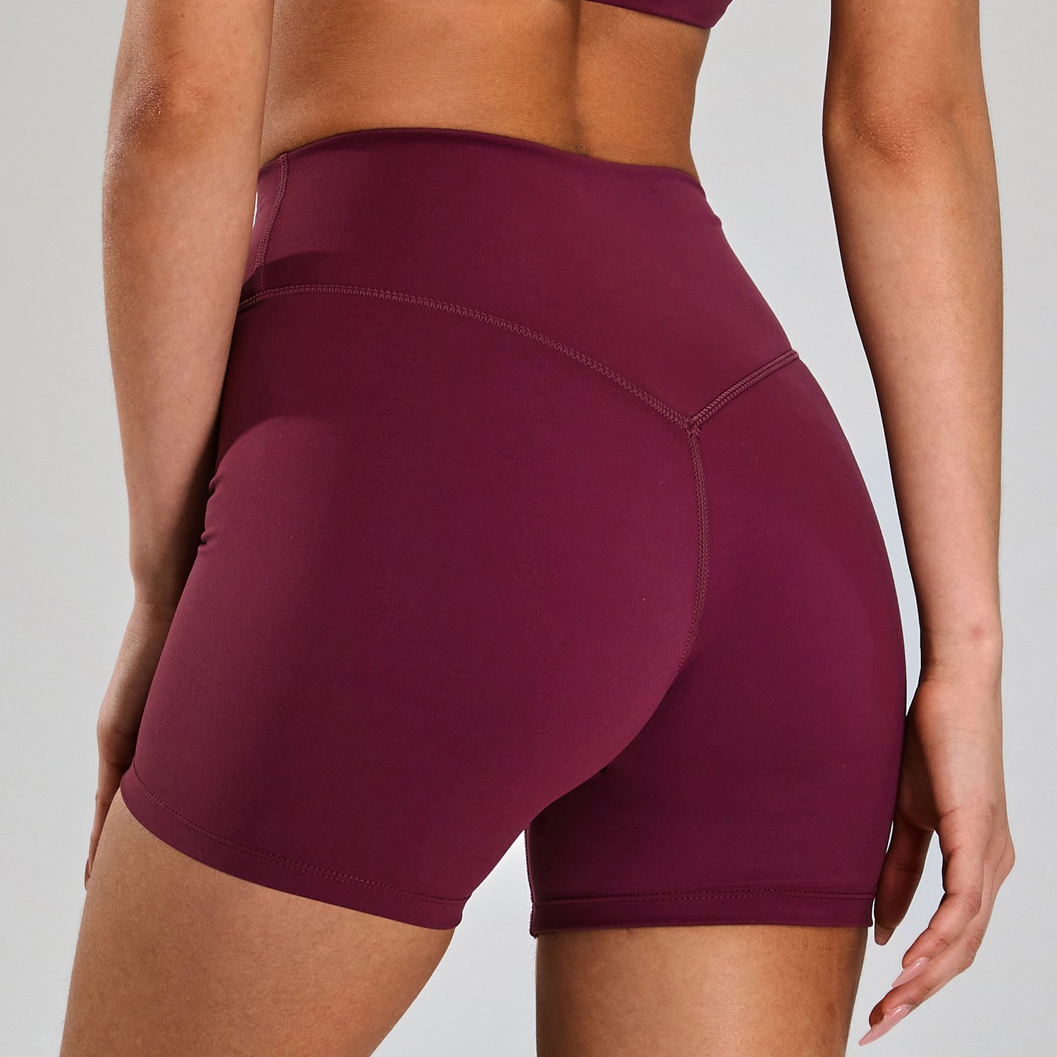 Nude-feel Quick-drying Breathable Yoga Shorts - Image 2