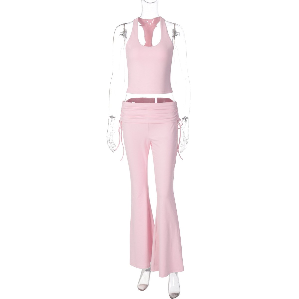 Fashion Casual Vest Slim-fit Solid Color Trousers Suit - Image 6