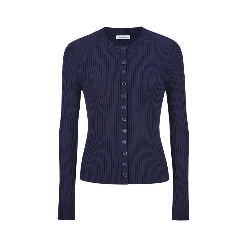 Casual Women's Single-breasted Knitted Cardigan Jacket Inner Vest - Image 9