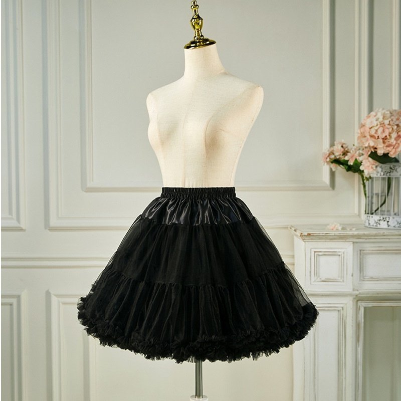 Crinoline Boneless Soft Veil Lolita Princess Pettiskirt Cotton Candy Clouds Crinoline - Image 8