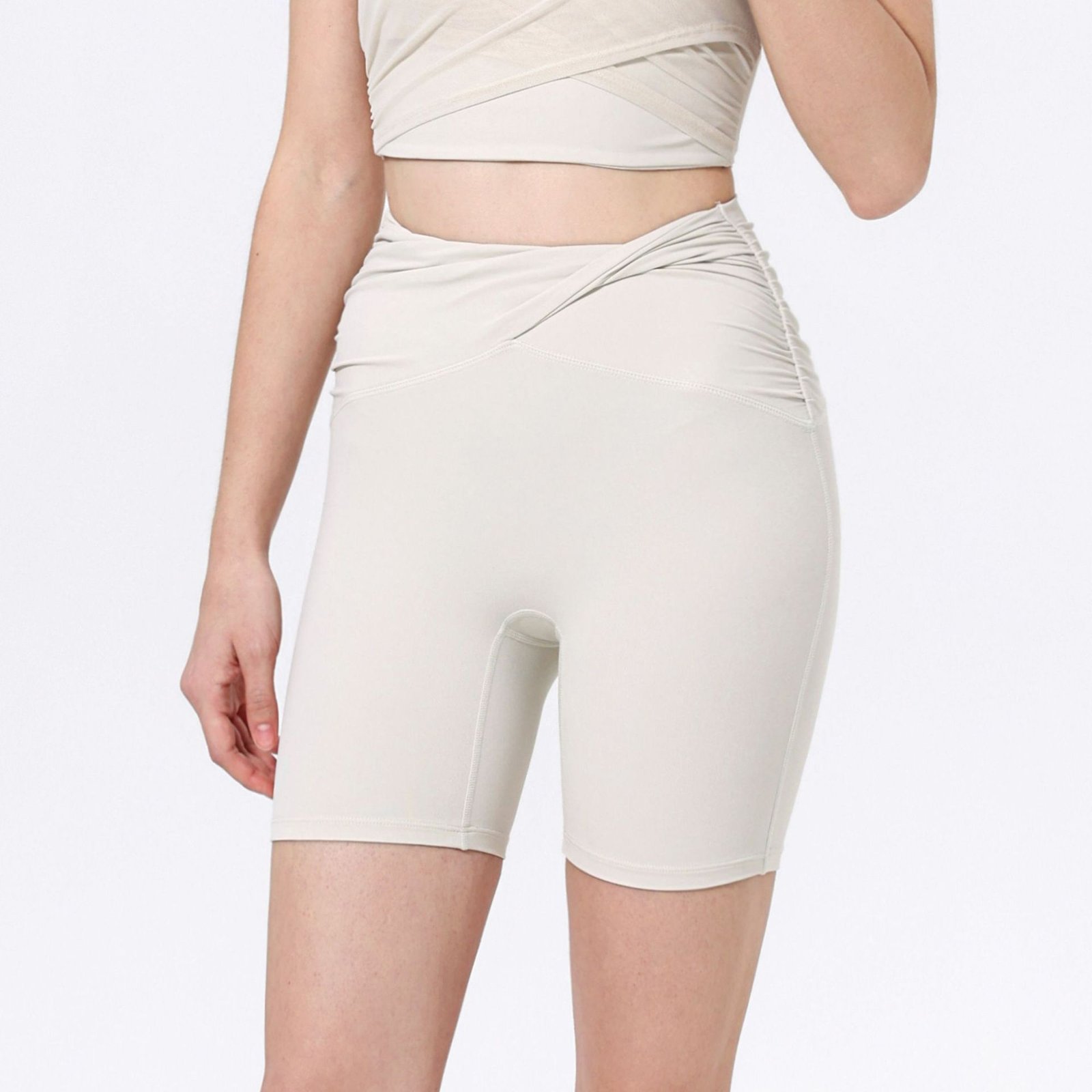 Yoga High Waist Hip Lifting Nude Feel Sports Running Cycling Pants - Image 2