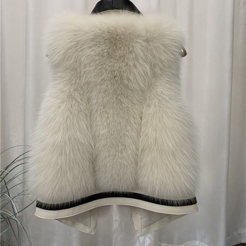 Fashion Slimming Slim Women Fur Vest - Image 3