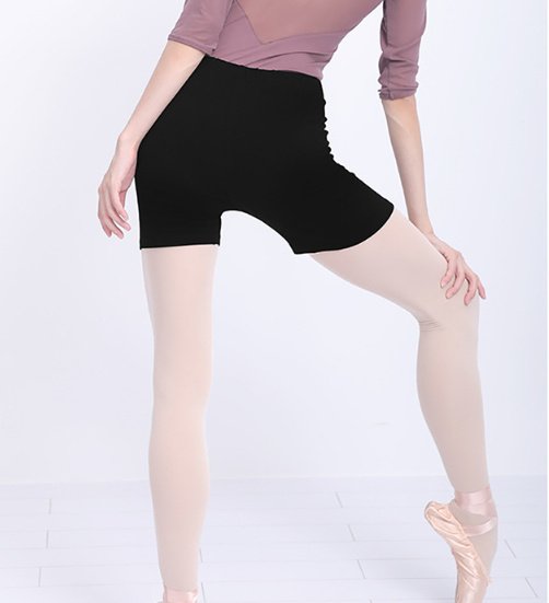 Dance Shorts Women's Boxer Shorts Ballet Practice Clothes Yoga Black - Image 5